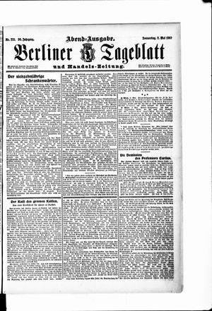 Berliner Tageblatt und Handels-Zeitung on May 2, 1907