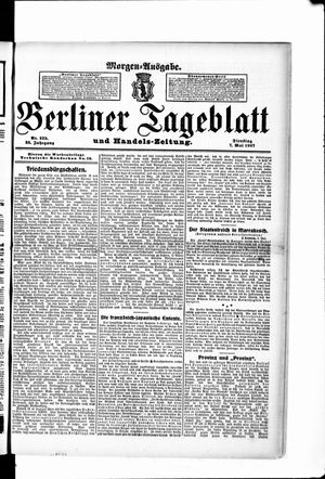 Berliner Tageblatt und Handels-Zeitung on May 7, 1907