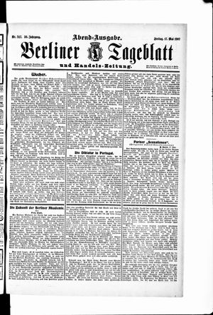 Berliner Tageblatt und Handels-Zeitung vom 17.05.1907