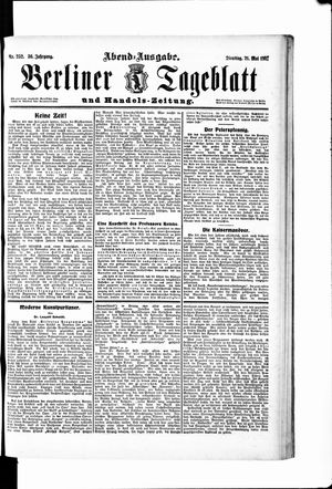 Berliner Tageblatt und Handels-Zeitung vom 21.05.1907
