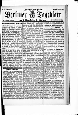 Berliner Tageblatt und Handels-Zeitung vom 22.05.1907