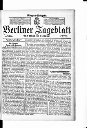 Berliner Tageblatt und Handels-Zeitung vom 25.05.1907