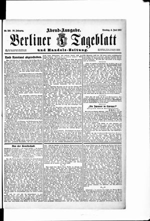 Berliner Tageblatt und Handels-Zeitung vom 04.06.1907