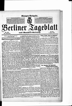 Berliner Tageblatt und Handels-Zeitung vom 07.06.1907