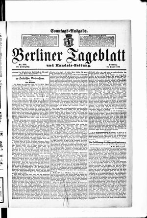 Berliner Tageblatt und Handels-Zeitung vom 16.06.1907