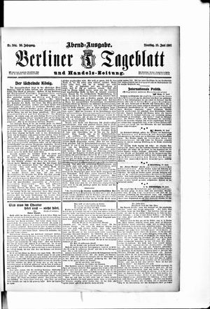Berliner Tageblatt und Handels-Zeitung vom 18.06.1907