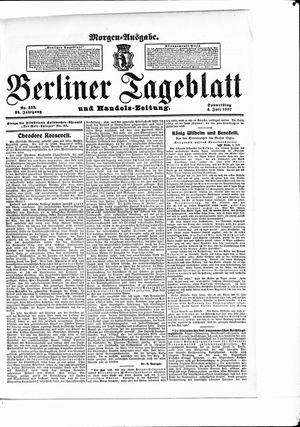 Berliner Tageblatt und Handels-Zeitung vom 04.07.1907
