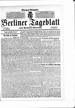 Berliner Tageblatt und Handels-Zeitung vom 13.07.1907
