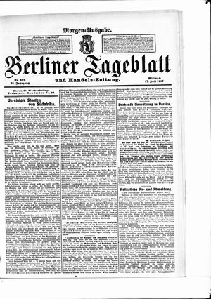 Berliner Tageblatt und Handels-Zeitung vom 17.07.1907