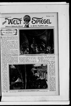 Berliner Tageblatt und Handels-Zeitung vom 21.07.1907