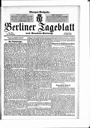 Berliner Tageblatt und Handels-Zeitung vom 27.07.1907