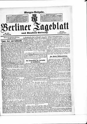 Berliner Tageblatt und Handels-Zeitung on Aug 2, 1907