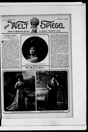Berliner Tageblatt und Handels-Zeitung vom 11.08.1907