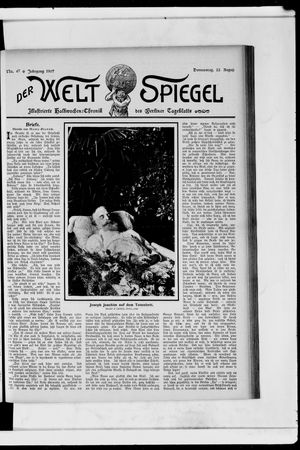 Berliner Tageblatt und Handels-Zeitung vom 22.08.1907