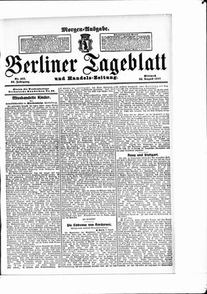 Berliner Tageblatt und Handels-Zeitung vom 28.08.1907