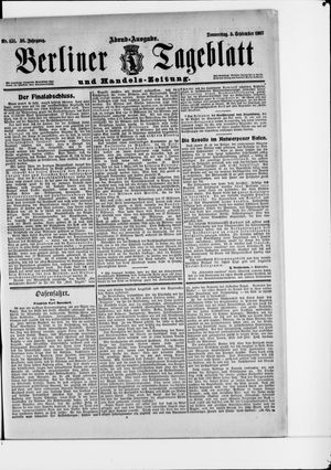 Berliner Tageblatt und Handels-Zeitung vom 05.09.1907