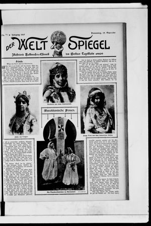 Berliner Tageblatt und Handels-Zeitung vom 19.09.1907