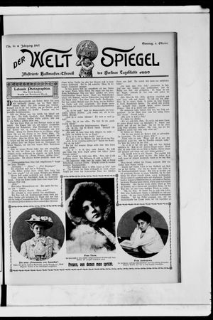 Berliner Tageblatt und Handels-Zeitung vom 06.10.1907