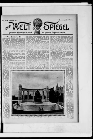 Berliner Tageblatt und Handels-Zeitung vom 10.10.1907