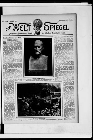 Berliner Tageblatt und Handels-Zeitung on Oct 17, 1907