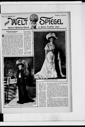 Berliner Tageblatt und Handels-Zeitung vom 01.12.1907