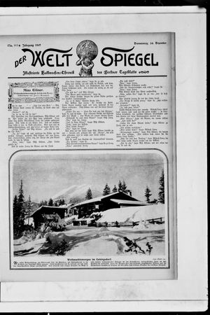 Berliner Tageblatt und Handels-Zeitung on Dec 26, 1907