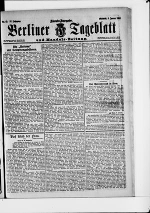 Berliner Tageblatt und Handels-Zeitung vom 08.01.1908