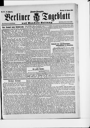Berliner Tageblatt und Handels-Zeitung vom 13.01.1908