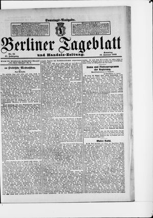 Berliner Tageblatt und Handels-Zeitung vom 19.01.1908
