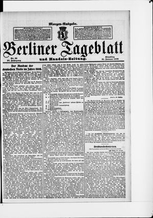 Berliner Tageblatt und Handels-Zeitung vom 21.01.1908