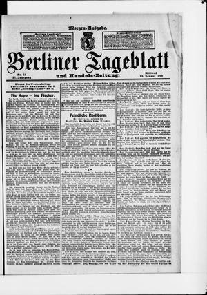 Berliner Tageblatt und Handels-Zeitung vom 29.01.1908