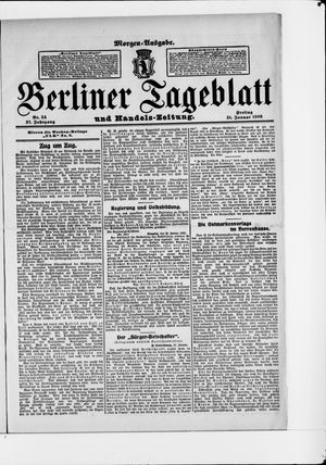 Berliner Tageblatt und Handels-Zeitung vom 31.01.1908