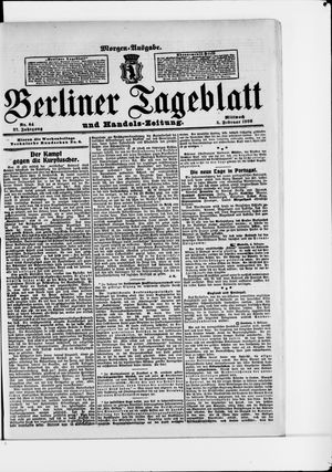Berliner Tageblatt und Handels-Zeitung on Feb 5, 1908