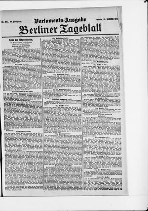 Berliner Tageblatt und Handels-Zeitung on Feb 18, 1908