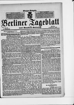 Berliner Tageblatt und Handels-Zeitung vom 21.02.1908