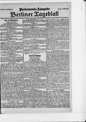 Berliner Tageblatt und Handels-Zeitung on Mar 3, 1908