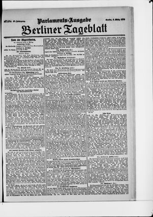 Berliner Tageblatt und Handels-Zeitung vom 05.03.1908