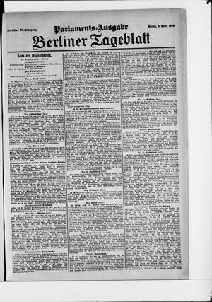 Berliner Tageblatt und Handels-Zeitung vom 06.03.1908