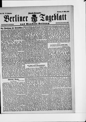 Berliner Tageblatt und Handels-Zeitung vom 10.03.1908