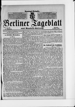 Berliner Tageblatt und Handels-Zeitung vom 15.03.1908