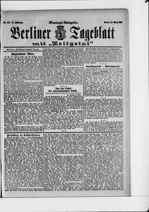Berliner Tageblatt und Handels-Zeitung vom 16.03.1908