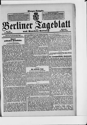 Berliner Tageblatt und Handels-Zeitung vom 18.03.1908