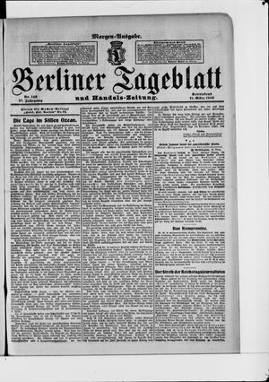 Berliner Tageblatt und Handels-Zeitung vom 21.03.1908