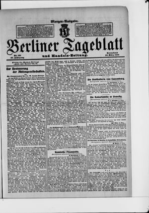 Berliner Tageblatt und Handels-Zeitung vom 28.03.1908