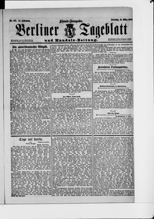 Berliner Tageblatt und Handels-Zeitung vom 31.03.1908