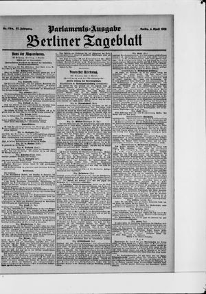 Berliner Tageblatt und Handels-Zeitung on Apr 4, 1908
