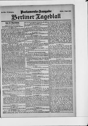 Berliner Tageblatt und Handels-Zeitung vom 07.04.1908