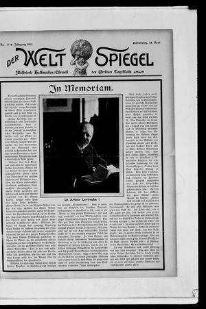 Berliner Tageblatt und Handels-Zeitung on Apr 16, 1908