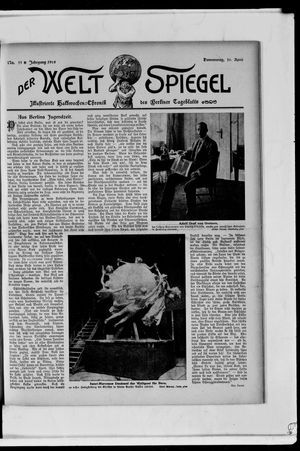 Berliner Tageblatt und Handels-Zeitung on Apr 30, 1908