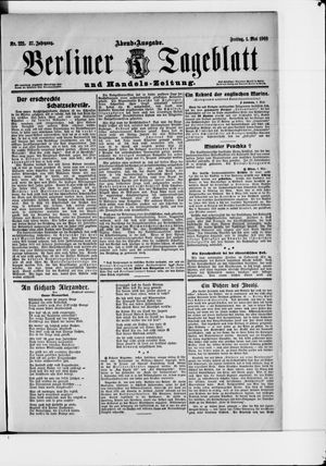 Berliner Tageblatt und Handels-Zeitung vom 01.05.1908